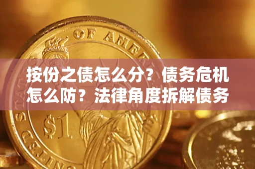 北京按份之债怎么分？债务危机怎么防？法律角度拆解债务分配与风险自保指南