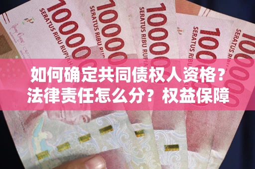 北京如何确定共同债权人资格？法律责任怎么分？权益保障技巧揭秘！