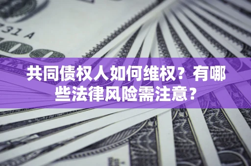 北京共同债权人如何维权？有哪些法律风险需注意？