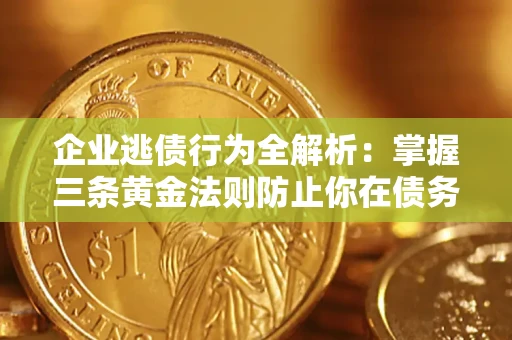 北京企业逃债行为全解析：掌握三条黄金法则防止你在债务乱局中“踩雷”