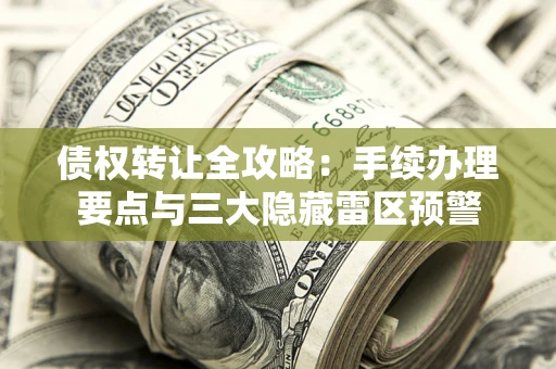 北京债权转让全攻略：手续办理要点与三大隐藏雷区预警